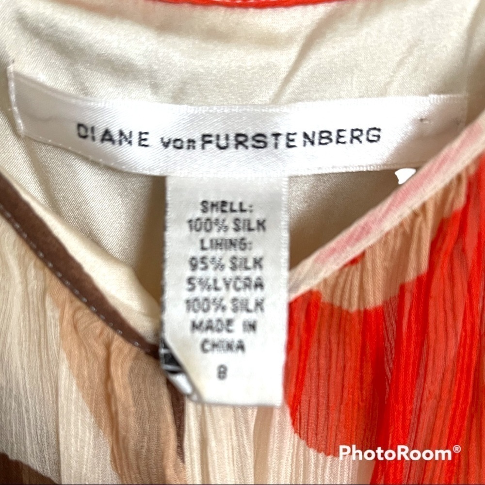 DVF Silk Maxi Dress 8 - Picture 5 of 5